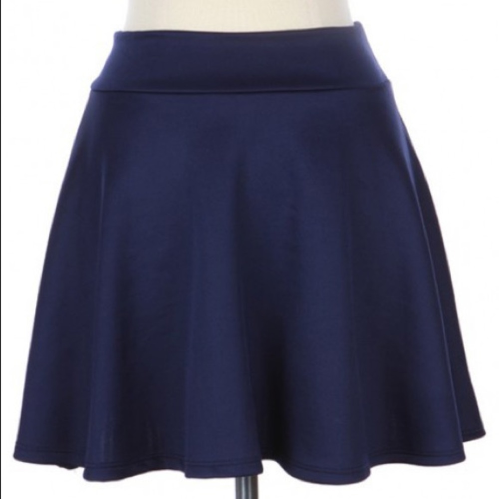 Navy Skort